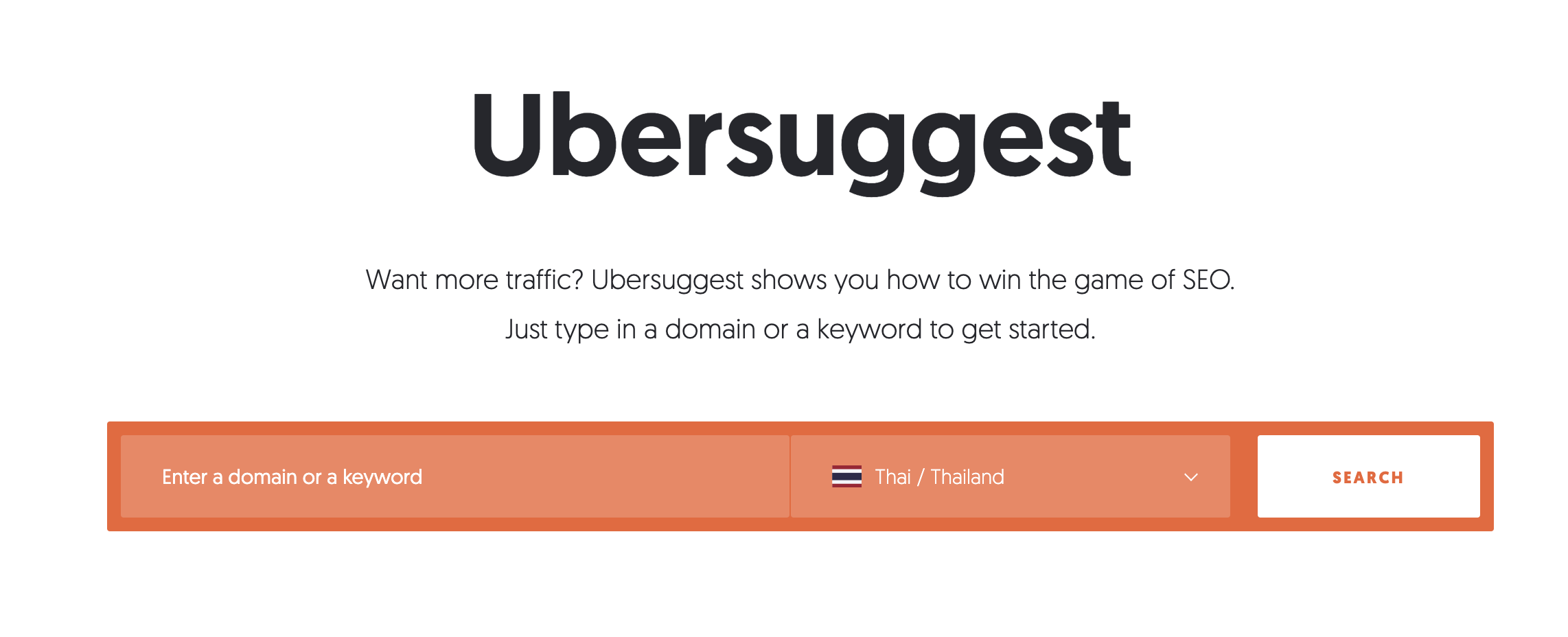 Ubersuggest เครื่องมือค้นหา Research Keyword ก่อนทำบทความ SEO
